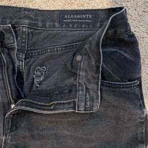All Saints Distressed Hem Ankle Jean